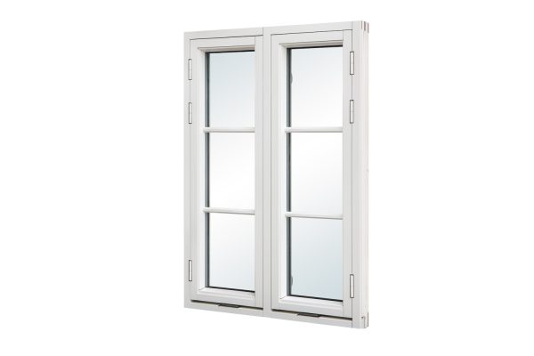Sidehengslet tofløyet vindu i tre – Woodline - Bilde 3